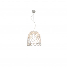 77-4014 HL-3586-1PΜ LEWIS WORN ANTIQUE WHITE PENDANT
