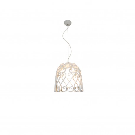 77-4014 HL-3586-1PΜ LEWIS WORN ANTIQUE WHITE PENDANT