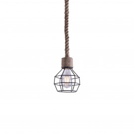 77-3621 GRENADE-1 ROPE PENDANT LAMP BLACK Z3