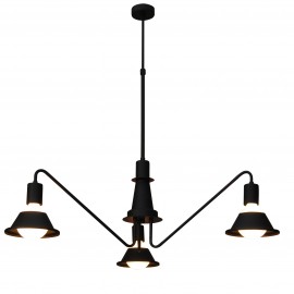 77-3761 HL-3521-3 EMILY OLD COPPER & BLACK PENDANT