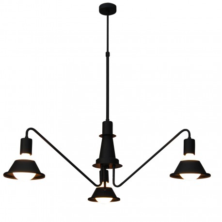 77-3761 HL-3521-3 EMILY OLD COPPER & BLACK PENDANT