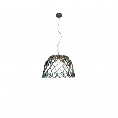 77-4024 HL-3586-1PXL LEWIS WORN ANTIQUE WHITE PENDANT
