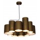 77-3990 HL-3567-P10 BRODY OLD BRONZE & WHITE PENDANT