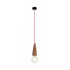 77-2725 HL-029R-1 MELODY AGED WOOD PENDANT