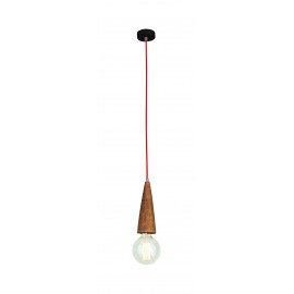 77-2725 HL-029R-1 MELODY AGED WOOD PENDANT
