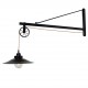 77-2362 HL-5261 LIONEL BROWN RUSTY WALL LAMP