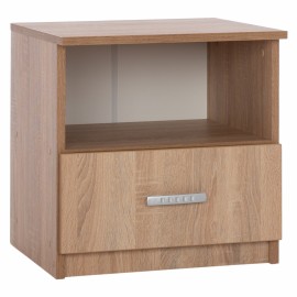 ΚΟΜΟΔΙΝΟ ΜΕ ΣΥΡΤΑΡΙ SONAMA OAK HM2431.01 45x40x48 εκ.