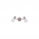 77-3544 SE 139-C2 SOFTY WALL LAMP NICKEL MAT A1