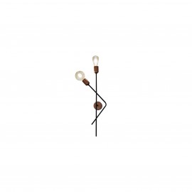 77-3972 HL-3561-2 SKYE OLD BRONZE & BLACK WALL LAMP