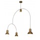 77-3786 HL-3523-4 CHRISTOPHER OLD BRONZE & WHITE PENDANT