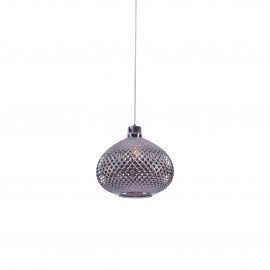 77-3739 SE4286-01 SM ILENIA PENDANT SMOKE GLASS E4