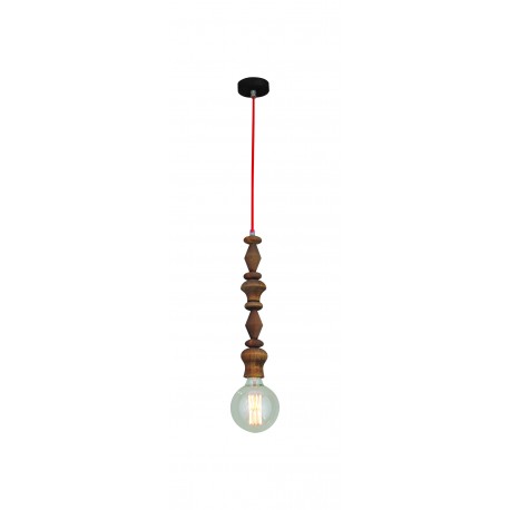 77-2723 HL-027R-1 MELODY AGED WOOD PENDANT