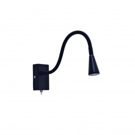 77-3589 SE 124-1AB CABLE WALL LAMP BLACK MAT B1