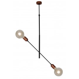 77-3795 HL-3524-2 ERIC COPPER & BLACK PENDANT