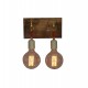 77-3118 HL-079-2W HIKARI WALL LAMP BROWN RUSTY