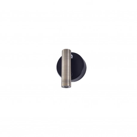 77-3518 SE 127-1AB FIX WALL LAMP BLACK-BRONZE