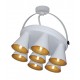 77-3999 HL-3578-1B BRANDON WHITE & MAT GOLD PENDANT