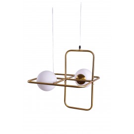 77-3592 SE 133-2PS ATHEN PENDANT LAMP BRUSHED BRASS Γ4