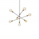 77-3534 SE 136-7 CODY PENDANT BLACK & BRUSHED BRASS Δ4