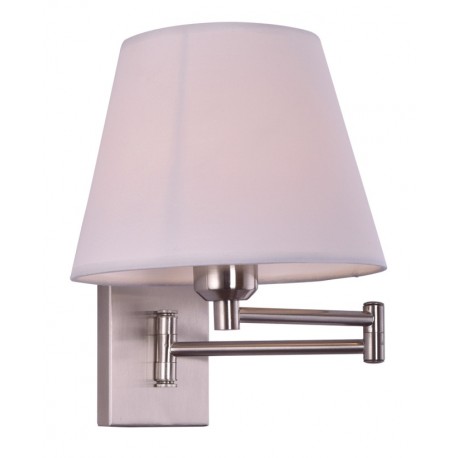 77-3560 SE 121-1AN DENNIS WALL LAMP NICKEL MAT A4+Γ2