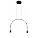 77-3821 HL-3527-2 EVERDINA BLACK PENDANT