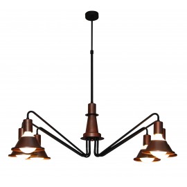 77-3766 HL-3521-6 EMILY OLD BRONZE & WHITE PENDANT