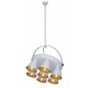 77-3998 HL-3578-1A BRANDON WHITE & MAT GOLD PENDANT