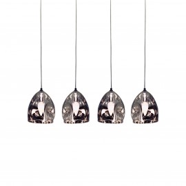 77-3696 WS19522-4 SOFT PENDANT SMOKEY GREY E2+