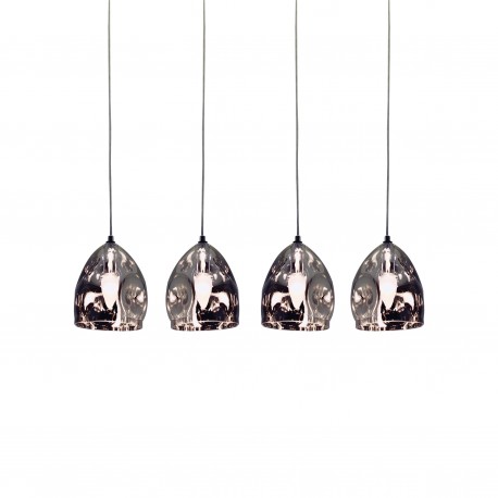 77-3696 WS19522-4 SOFT PENDANT SMOKEY GREY E2+
