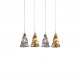 77-3701 SE4312-04 LUIGI PENDANT GLASS Δ1+