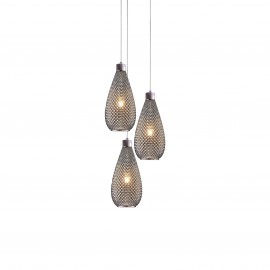77-3736 SE4285-03 SM DARIO PENDANT SMOKE GLASS Γ4+