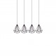 77-4348 SE148-19-4 MILA PENDANT LAMP BLACK METAL+
