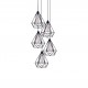 77-4349 SE148-19-5 MILA PENDANT LAMP BLACK METAL+