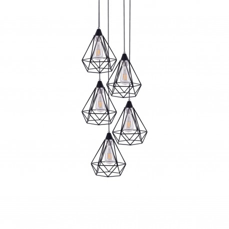 77-4349 SE148-19-5 MILA PENDANT LAMP BLACK METAL+