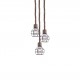 77-3683 GRENADE-3 ROPE & BLACK PENDANT Z3+