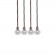 77-3684 GRENADE-4 ROPE & BLACK PENDANT Z3+