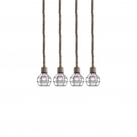 77-3684 GRENADE-4 ROPE & BLACK PENDANT Z3+