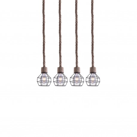 77-3684 GRENADE-4 ROPE & BLACK PENDANT Z3+
