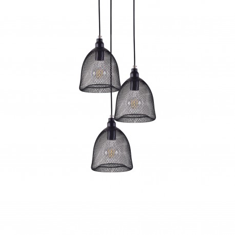 77-4350 SE 151-20-3 ZOLA PENDANT LAMP BLACK MAT+