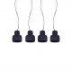 77-4141 SE 153-125-4 MYRA PENDANT LAMP CEMENT+