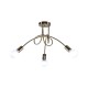 77-8089 KQ 2627/3 QUIRKY ANTIQUE BRONZE CEILING LAMP