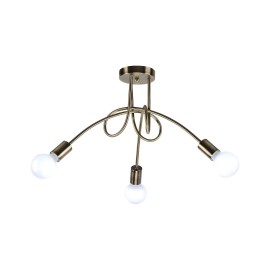 77-8089 KQ 2627/3 QUIRKY ANTIQUE BRONZE CEILING LAMP