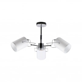 77-8100 KQ 2654/3 SHIRO CHROME AND WHITE PENDANT Δ4