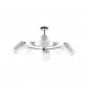 77-8101 KQ 2654/6 SHIRO CHROME AND WHITE PENDANT Δ4