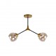 77-8104 KQ 51454/2 CONELLY BLACK, BRASS AND HONEY PENDANT Ζ3
