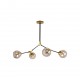 77-8105 KQ 51454/4 CONELLY BLACK, BRASS AND HONEY PENDANT Ζ3