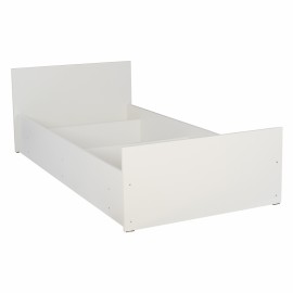 ΚΡΕΒΑΤΙ ΜΟΝΟ 90X200 ΛΕΥΚΟ HM2433.03