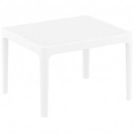 20-0258 SKY WHITE 50Χ60Χ40εκ. ΤΡΑΠΕΖΙ ΠΟΛ/ΝΙΟΥ