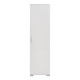 039-000154 Ντουλάπι-στήλη Chad1 pakoworld λευκό gloss 45x32x169εκ