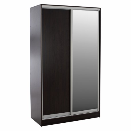 ΝΤΟΥΛΑΠΑ ΜΕΛΑΜΙΝΗΣ 120x60x220Υεκ. ΔΙΦΥΛΛΗ WENGE ΜΕ ΚΑΘΡΕΠΤΗ HM2460.02
